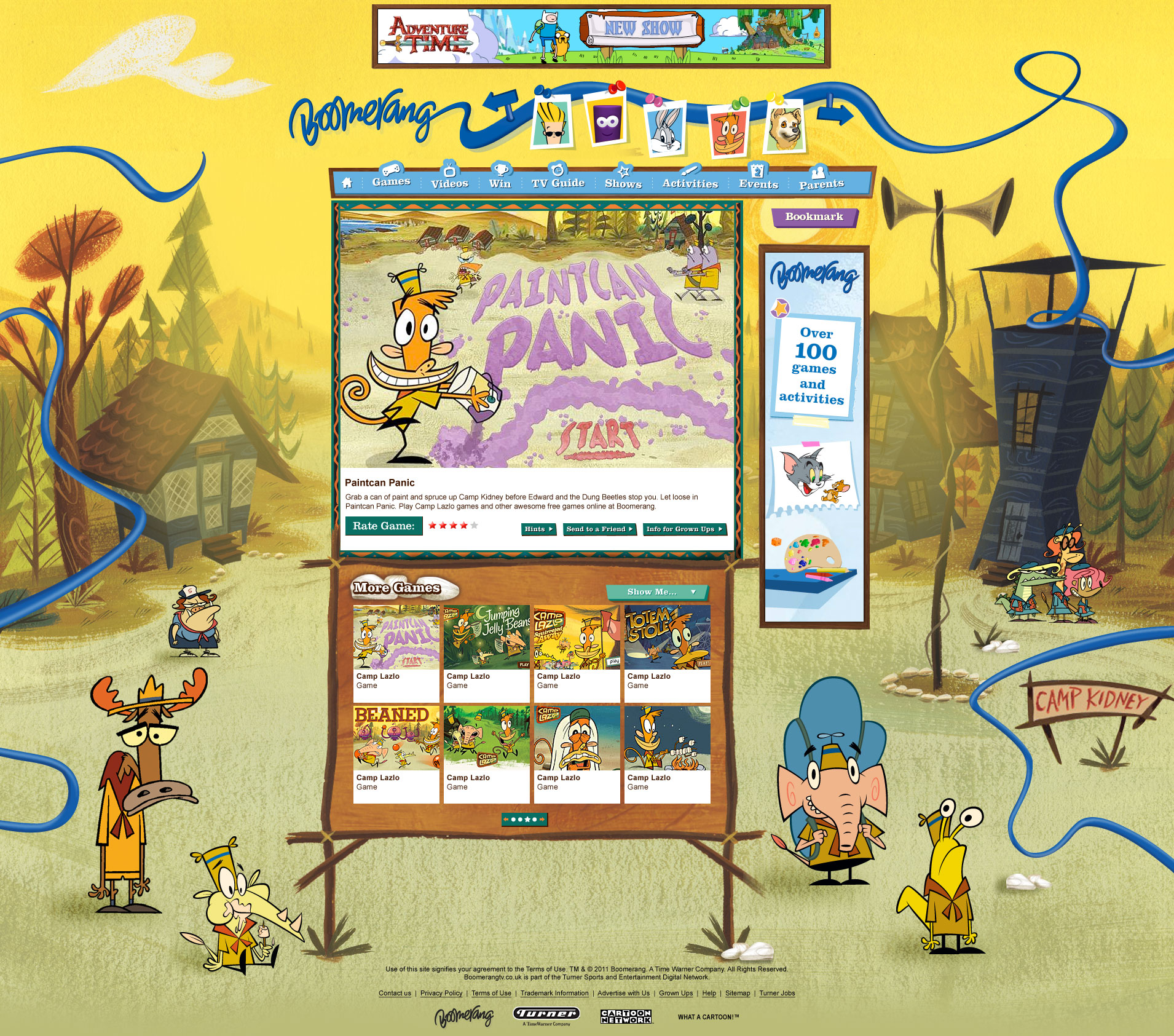 Camp Lazlo - Games