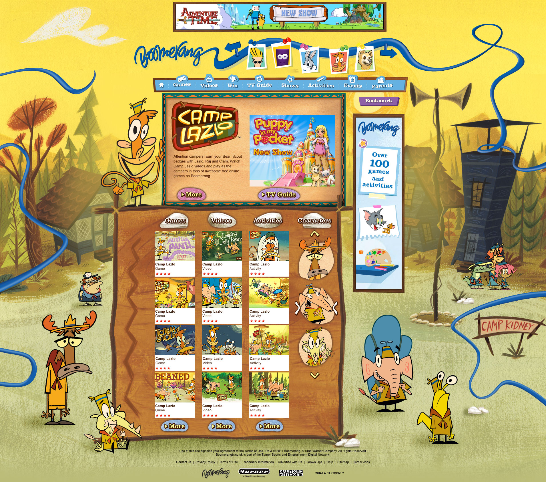 Camp Lazlo - Home