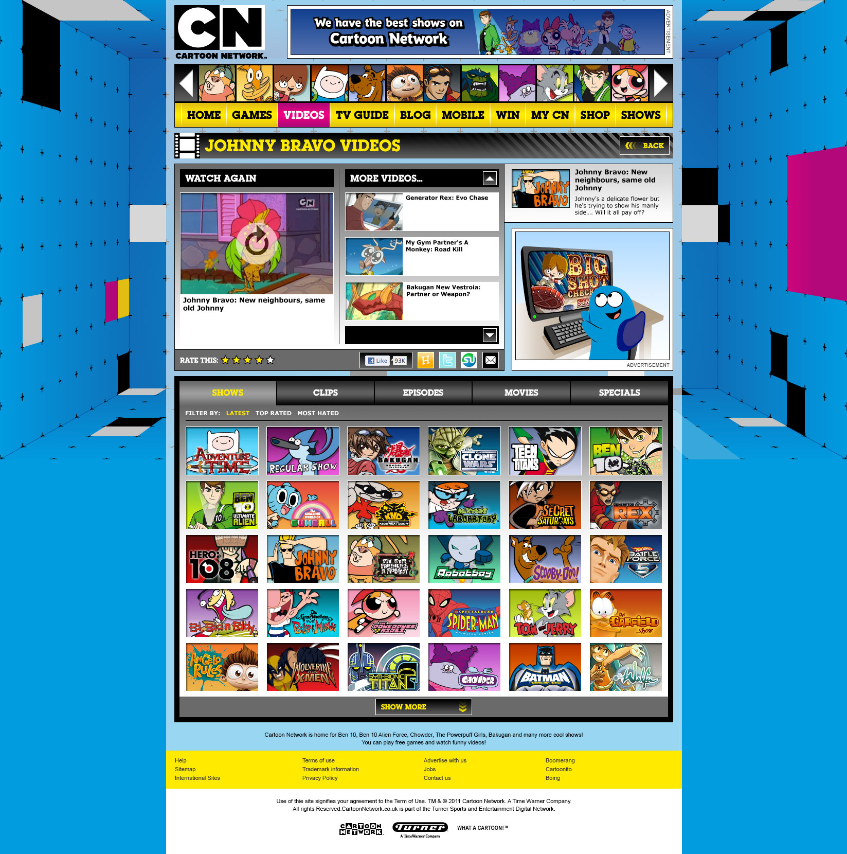 Discopony | Entertainment | Cartoon Network: 2011 | Video Page 01